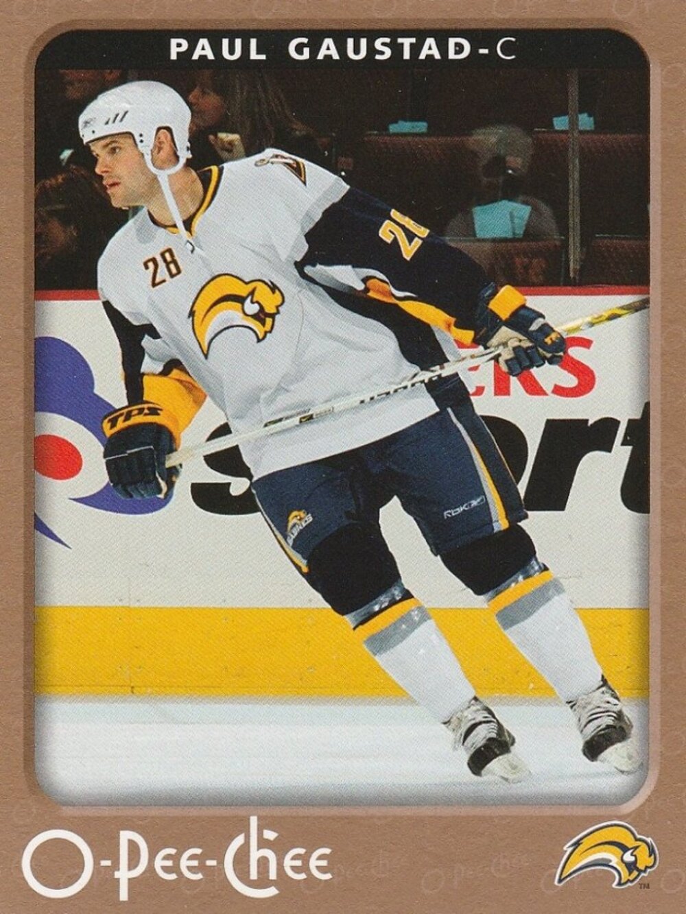 Paul Gaustad - 2006/2007 O Pee Chee Hockey Card